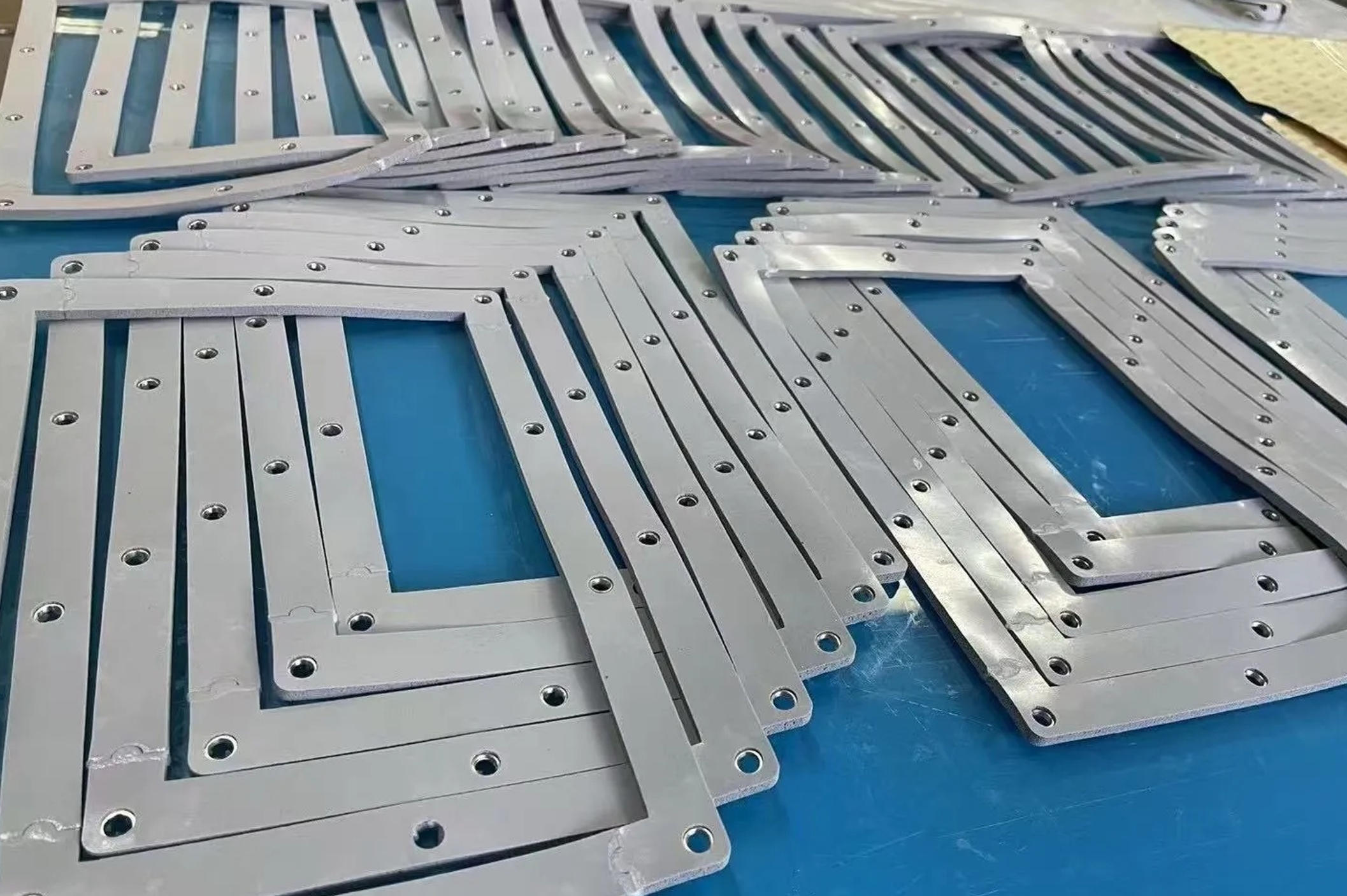 bonded silicone foam strip