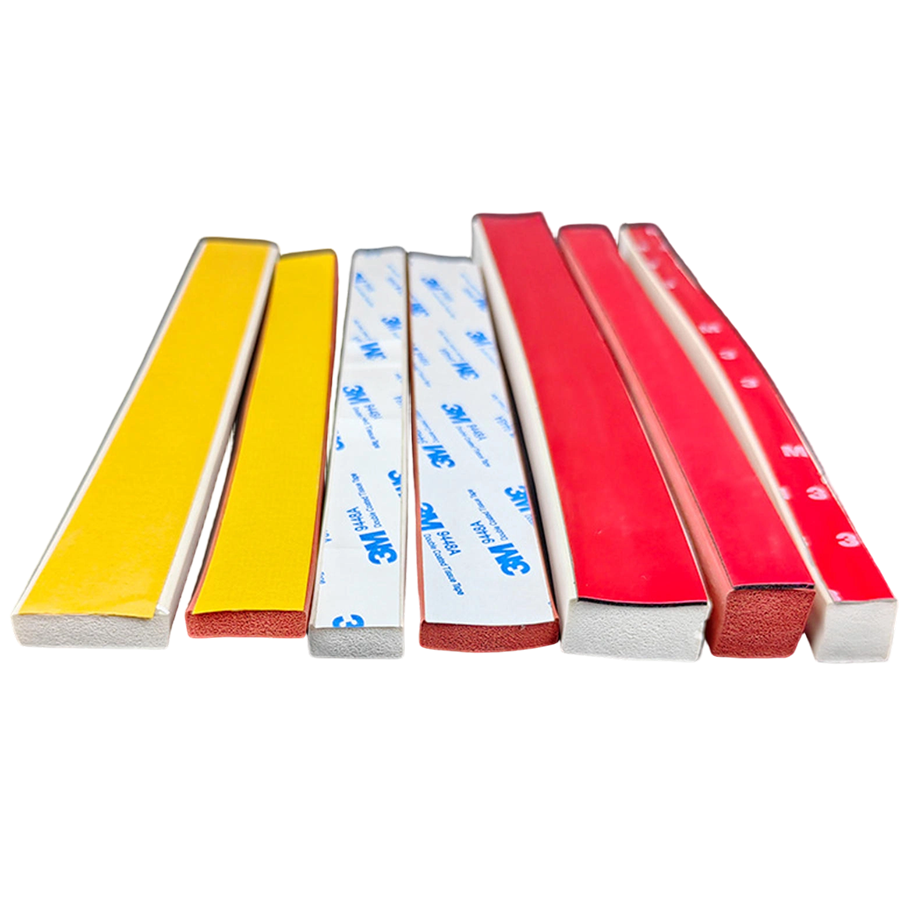 Custom Self Adhesive Silicone Sponge Strips