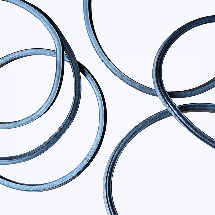 Custom silicone sponge profile o ring gaskets